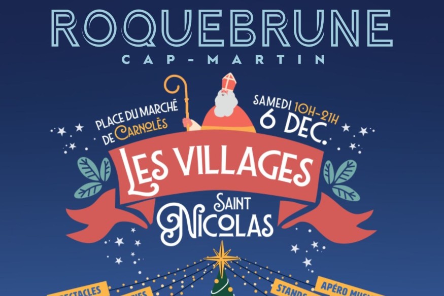 Animations de Saint Nicolas – Samedi 6 décembre à Roquebrune Cap-Martin