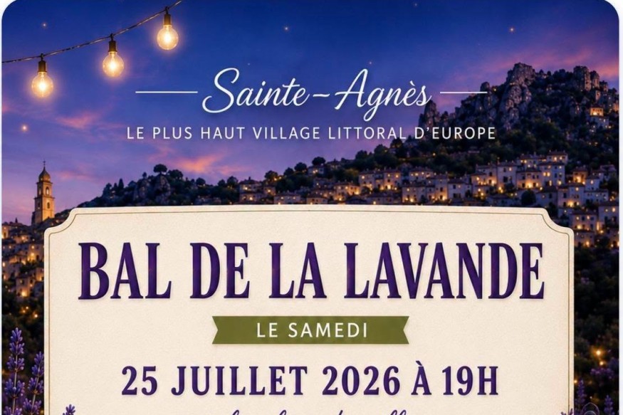 Samedi 25 juillet : Bal de la Lavande Soirée Soupe au Pistou au cœur de Saint-Agnès